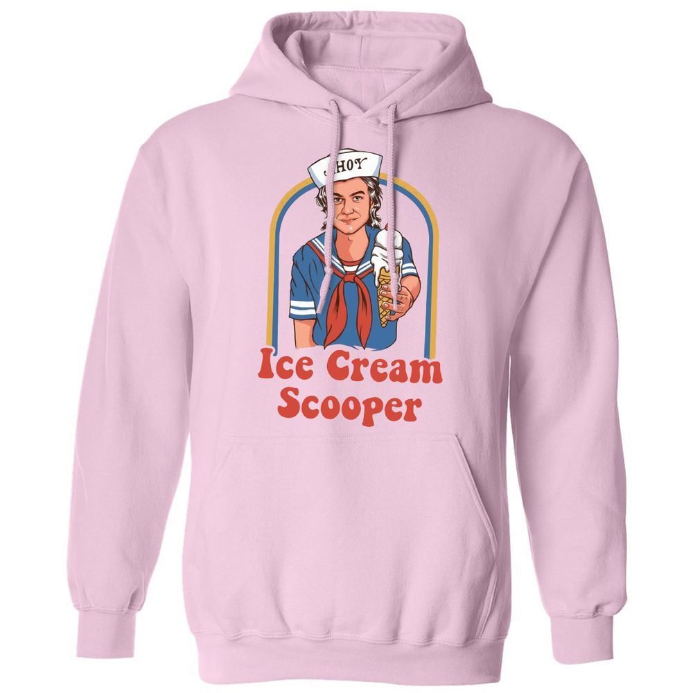 Classic Unisex Hoodie - ZZWQRQU4 - Light Pink - 3