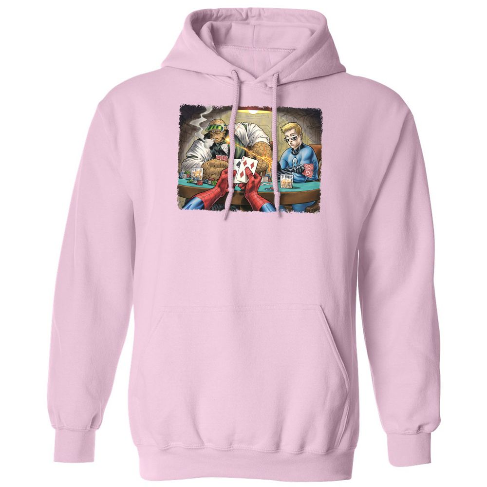 Classic Unisex Hoodie - KHMPGM72 - Light Pink - 3