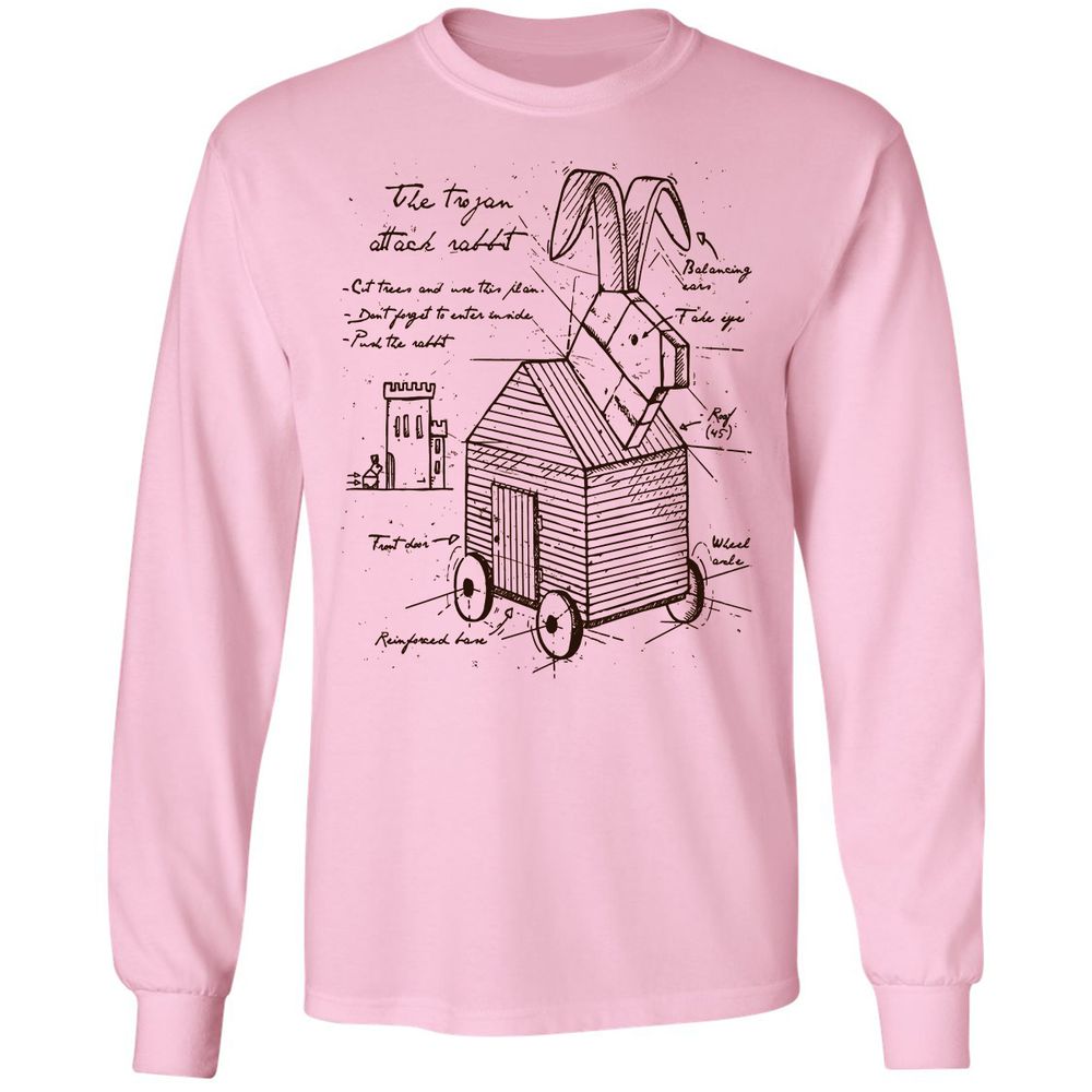 Long Sleeve T-Shirt - 8H9NA3BT - Light Pink - 3