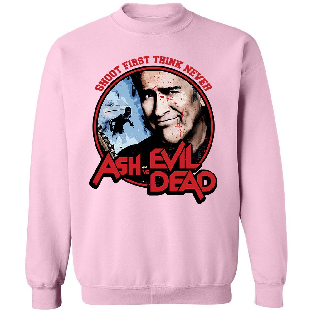 Classic Unisex Sweatshirt - ZSSGZFMV - Light Pink - 3