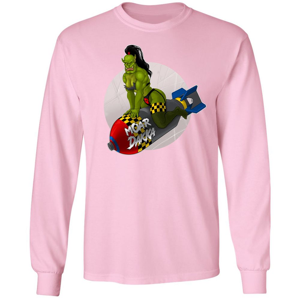 Long Sleeve T-Shirt - TUKBLHPP - Light Pink - 3