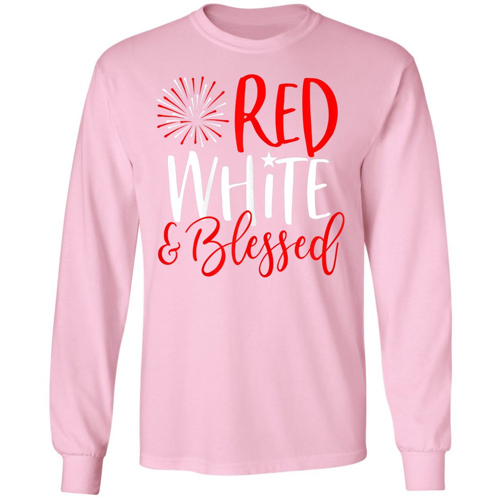 Long Sleeve T-Shirt - 7DW5P8FV - Light Pink - 3
