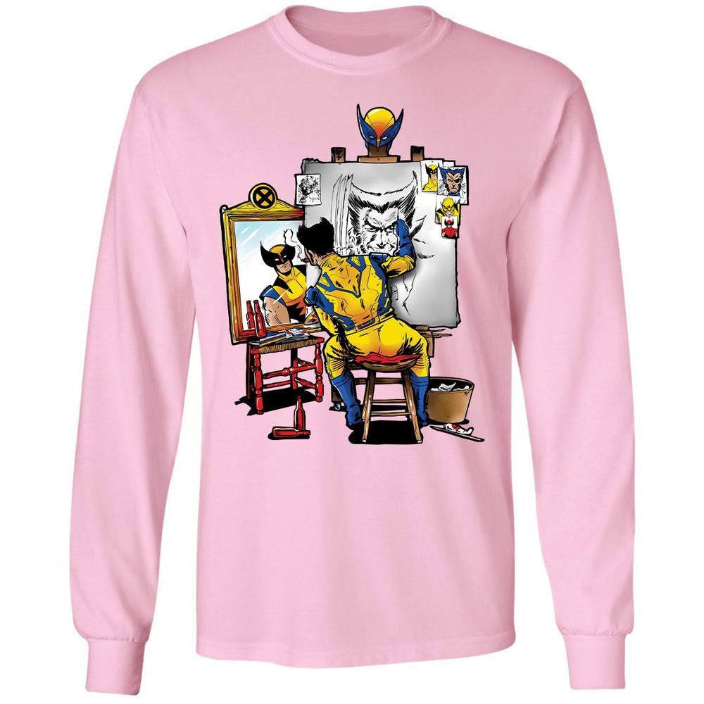 Long Sleeve T-Shirt - CYDXTDPL - Light Pink - 3