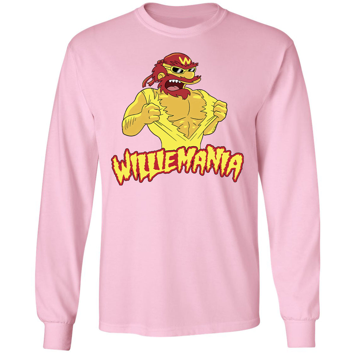 Long Sleeve T-Shirt - PMAVC7GN - Light Pink - 3