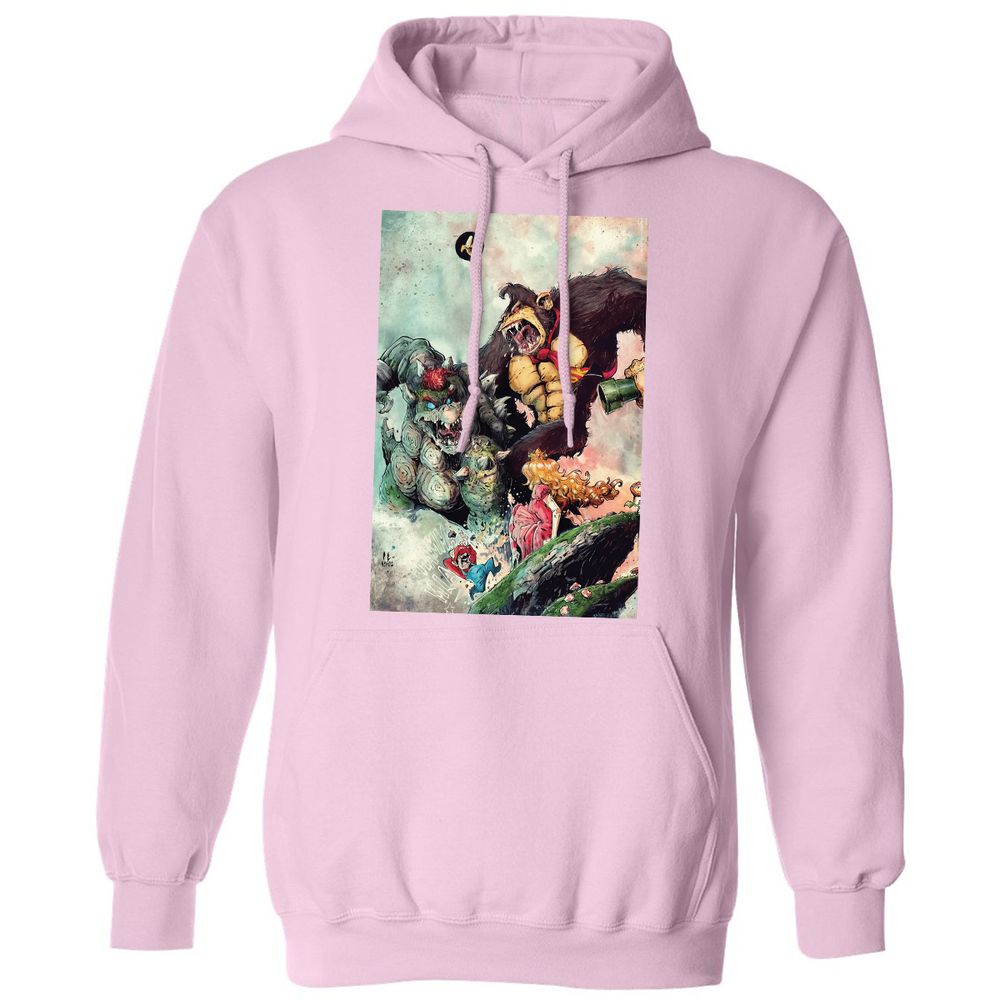 Classic Unisex Hoodie - 7RJMV1F2 - Light Pink - 3