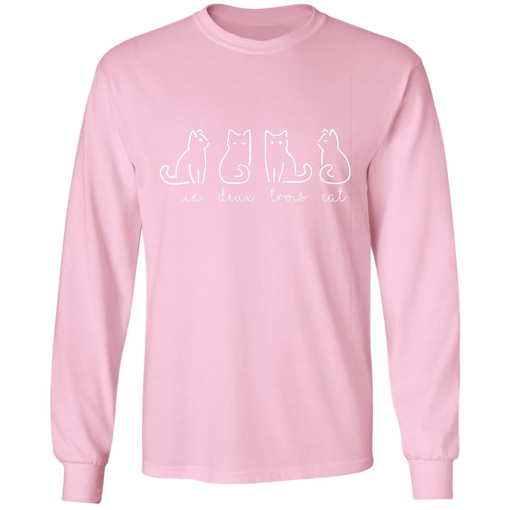 Long Sleeve T-Shirt - PR38D4M1 - Light Pink - 3
