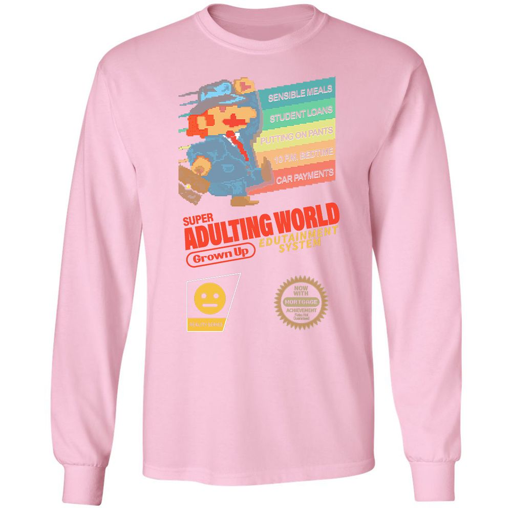 Long Sleeve T-Shirt - V1ZEH5SD - Light Pink - 3