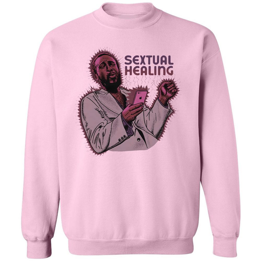 Classic Unisex Sweatshirt - 51X5DPJ8 - Light Pink - 3