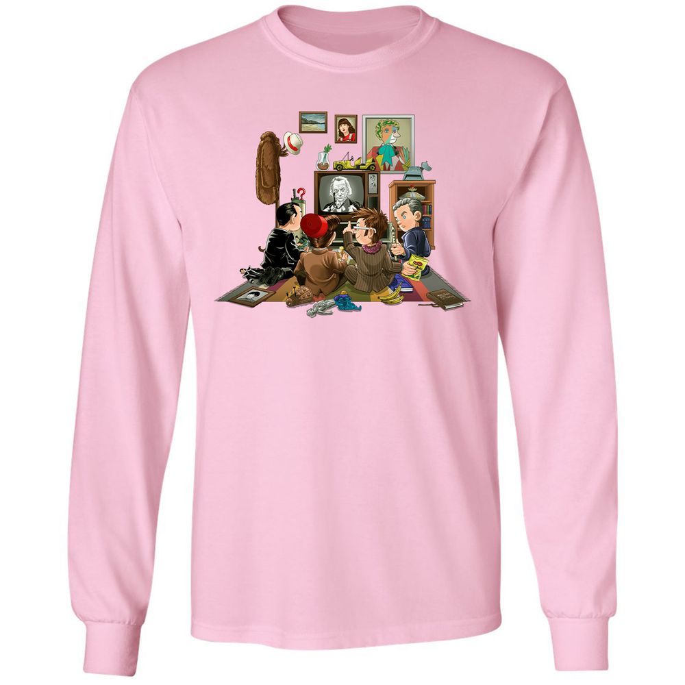 Long Sleeve T-Shirt - FLRAGF65 - Light Pink - 3