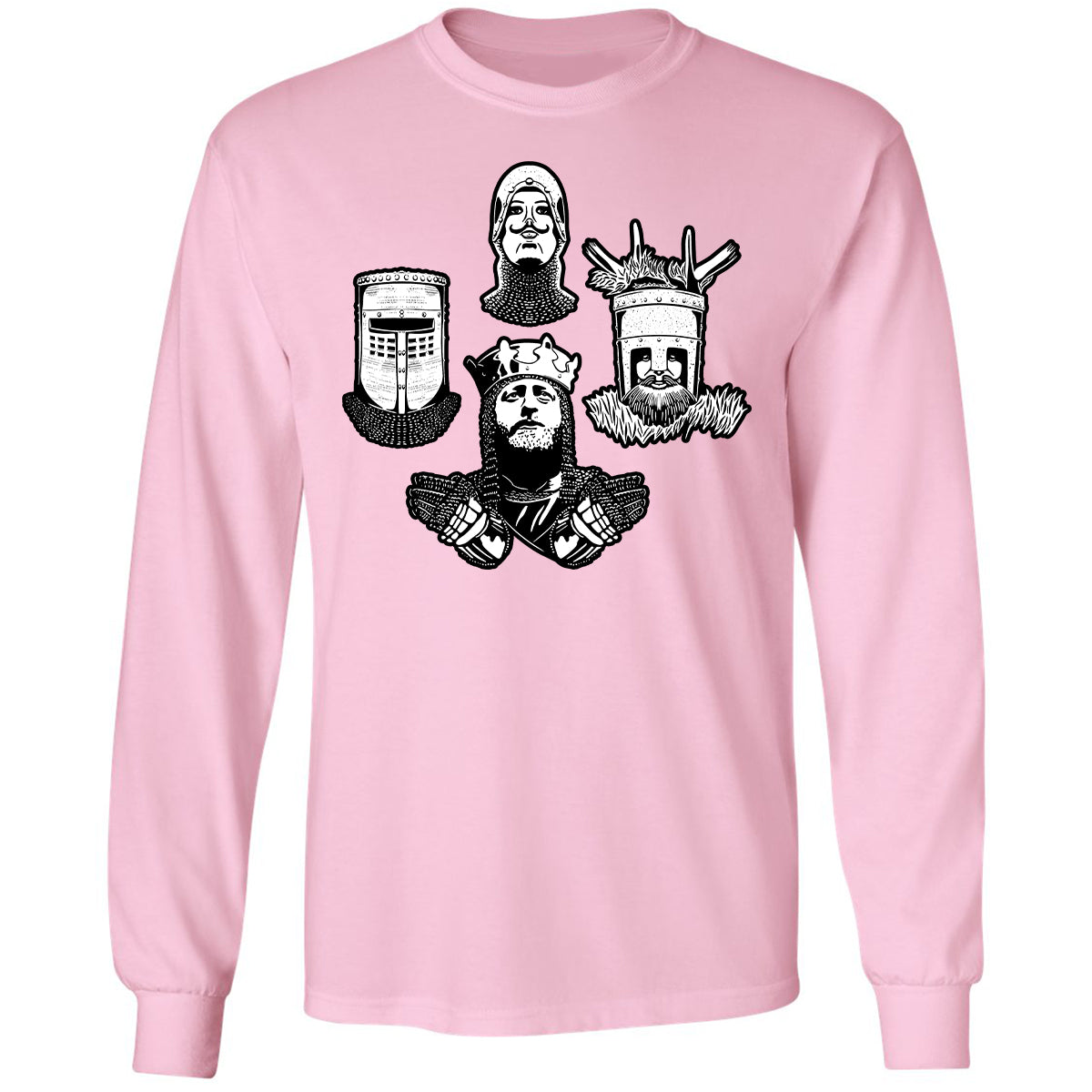 Long Sleeve T-Shirt - QPP17699 - Light Pink - 3