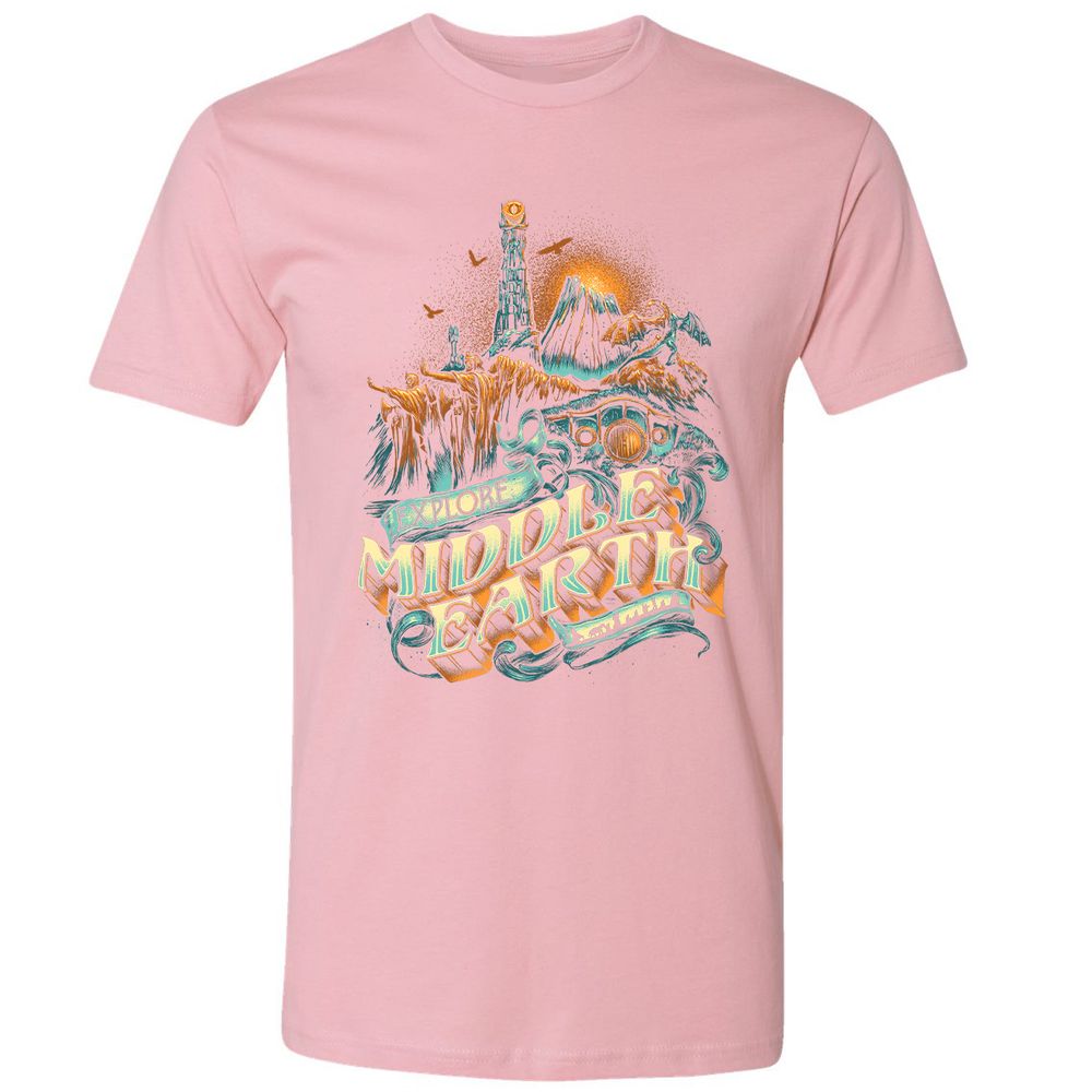 Premium Unisex T-Shirt - Y38P6EW3 - Light Pink - 3