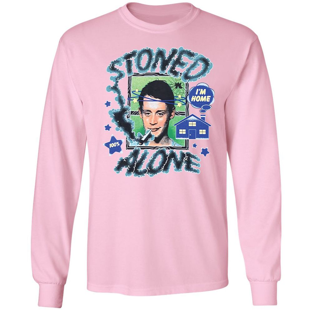 Stoned home alone - Light Pink - 3