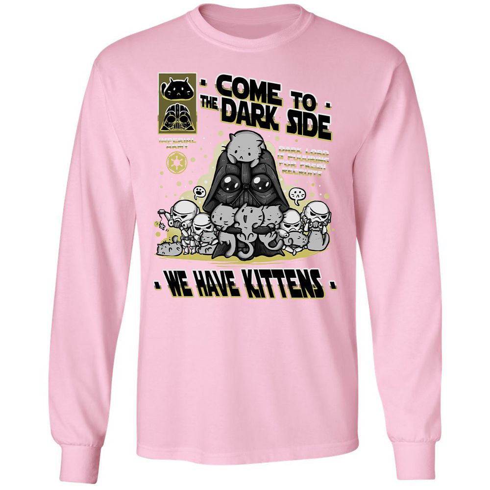 Long Sleeve T-Shirt - AFX8CQR4 - Light Pink - 3