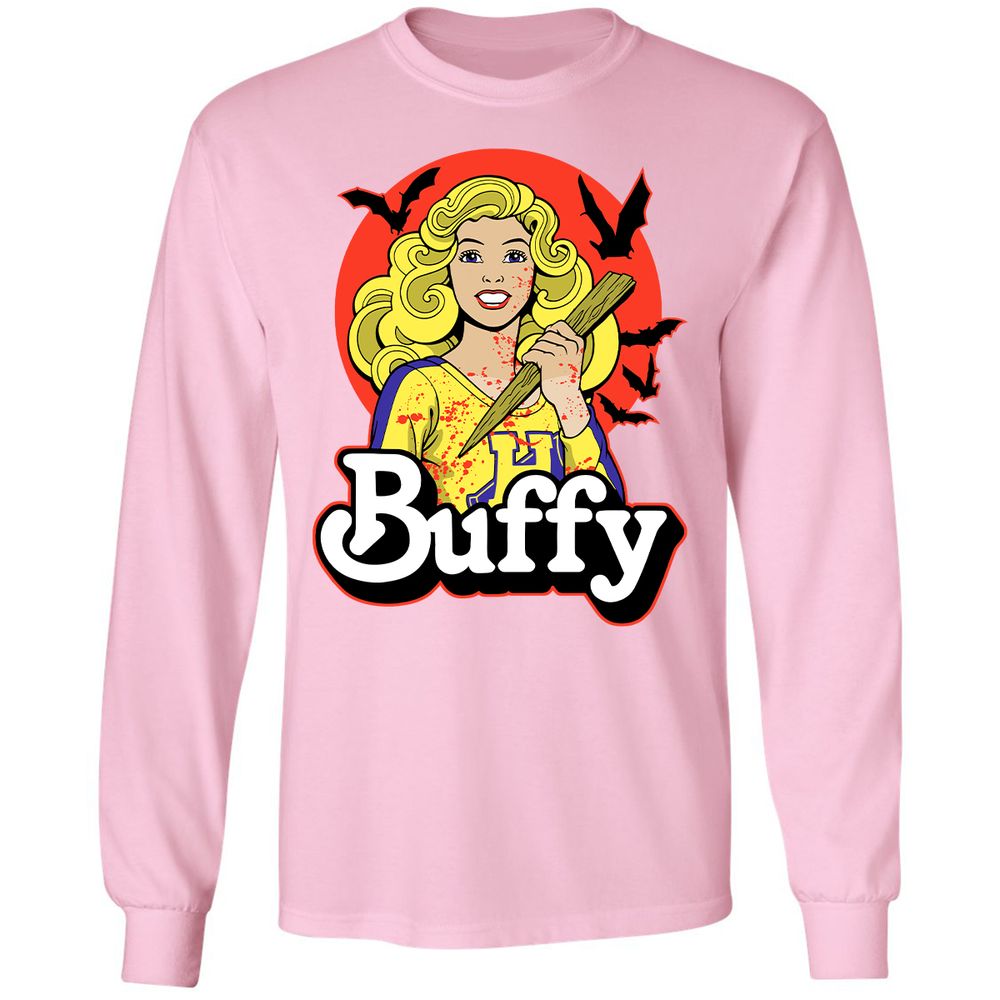 Long Sleeve T-Shirt - 9HU9FTLQ - Light Pink - 3