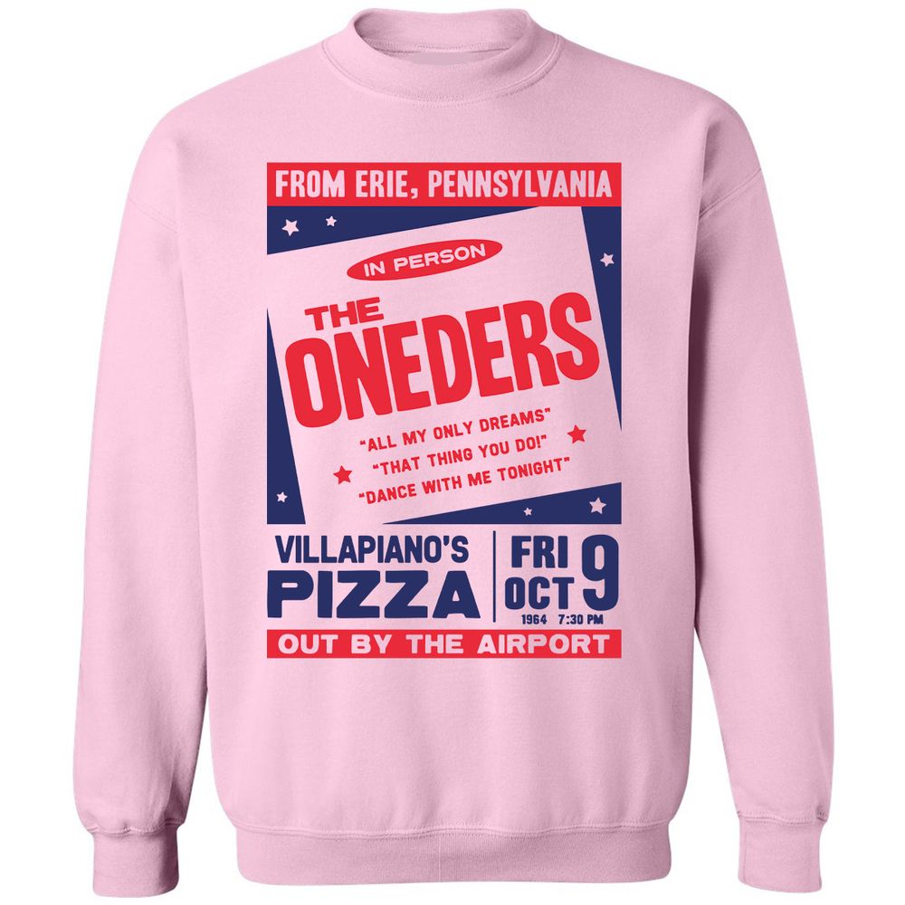 Classic Unisex Sweatshirt - P2R2VAKE - Light Pink - 3