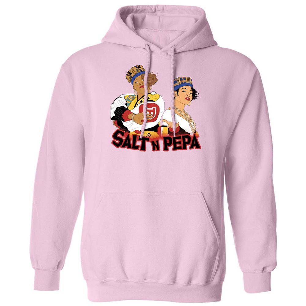 Classic Unisex Hoodie - White - Light Pink - 3