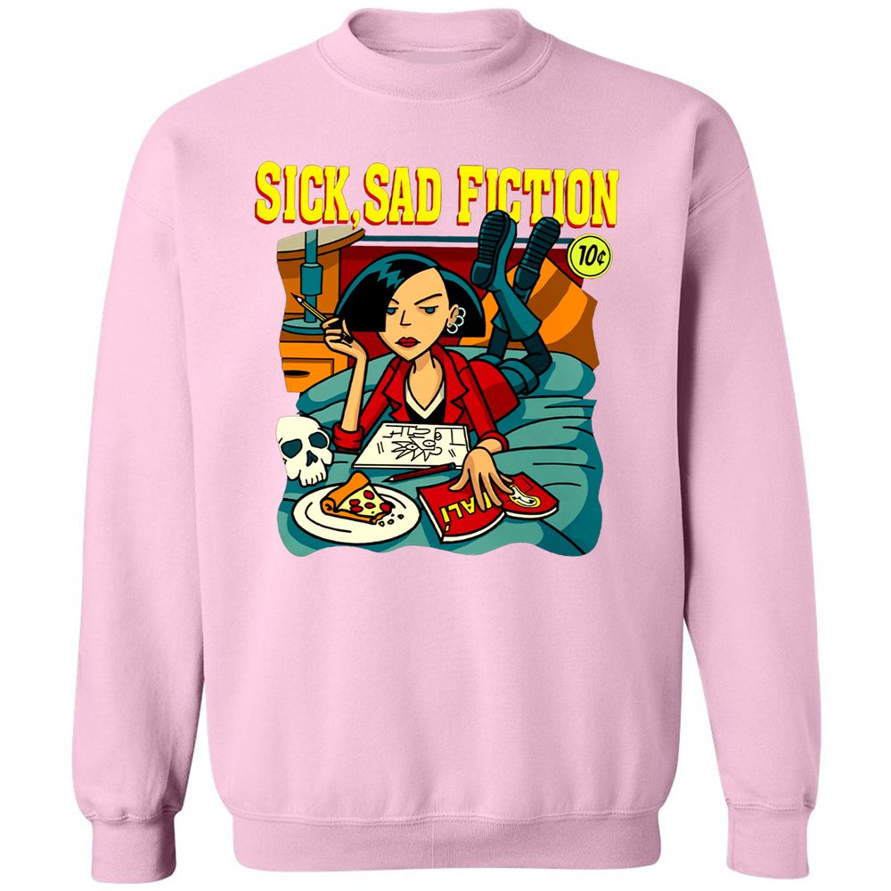 Classic Unisex Sweatshirt - E75WNK7K - Light Pink - 3