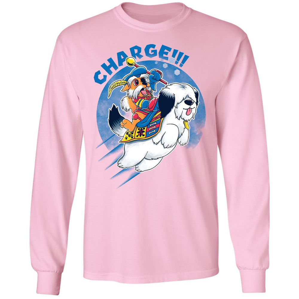 Long Sleeve T-Shirt - WNSQMFC4 - Light Pink - 3
