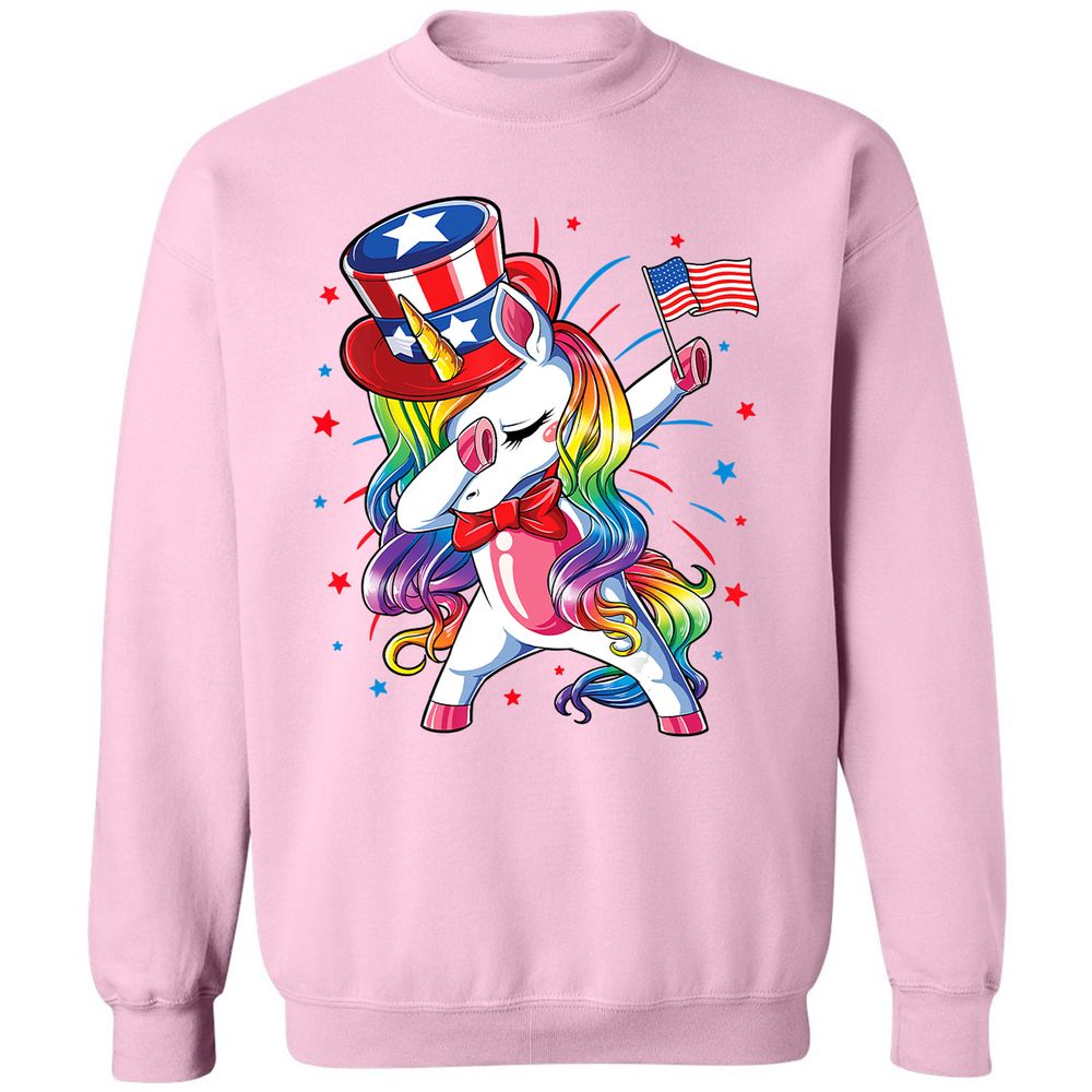 Classic Unisex Sweatshirt - YK7CVC3Z - Light Pink - 3