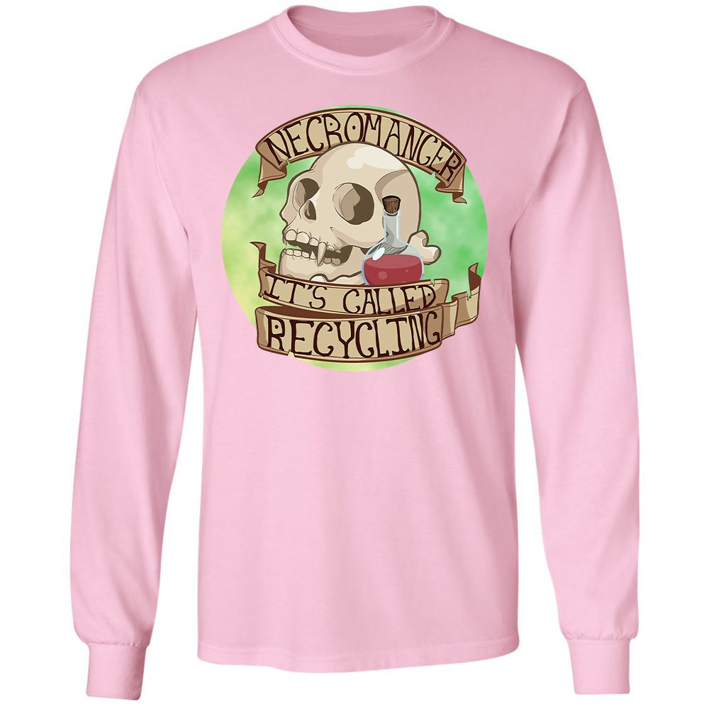 Long Sleeve T-Shirt - 8ZQGLXN7 - Light Pink - 3