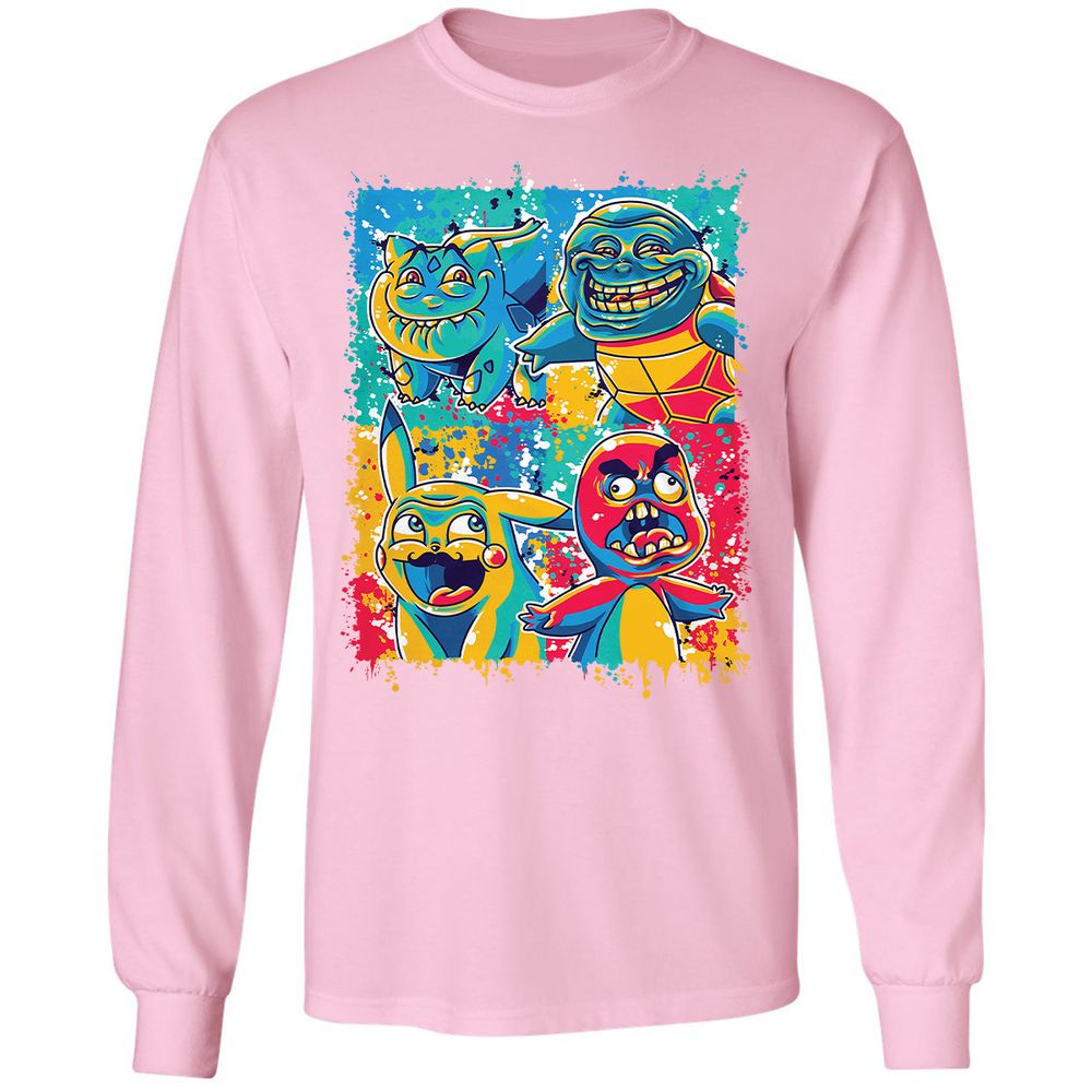 Long Sleeve T-Shirt - PGAH3C36 - Light Pink - 3