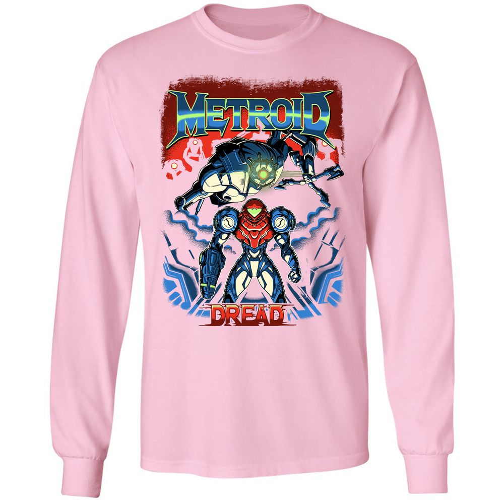 Long Sleeve T-Shirt - UF87G6JX - Light Pink - 3