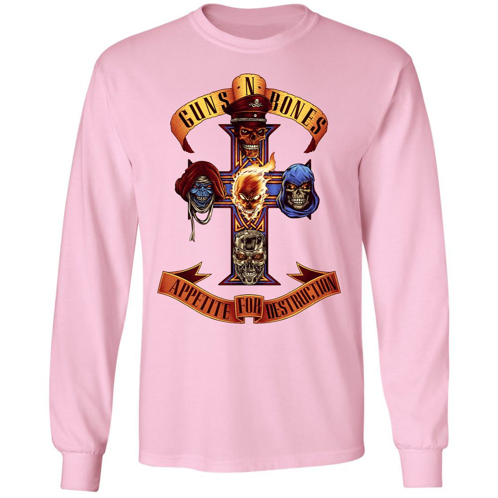 Long Sleeve T-Shirt - ZNNFA47D - Light Pink - 3