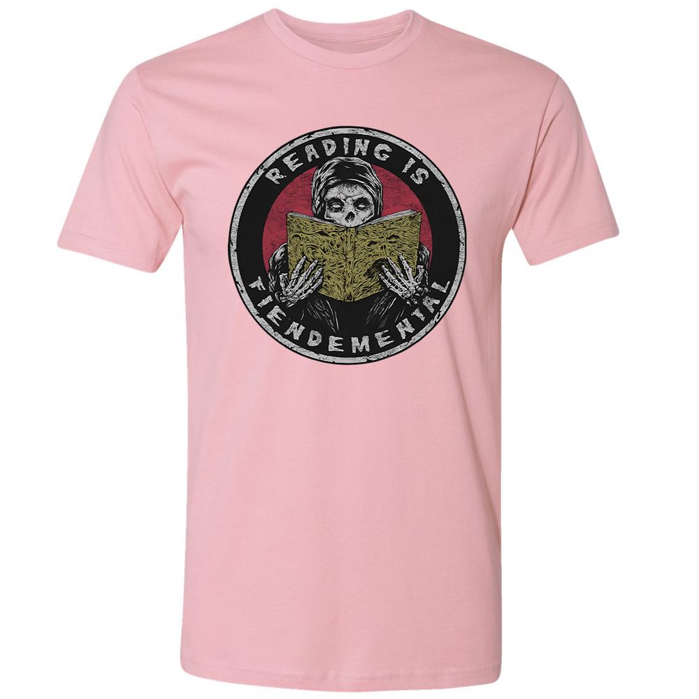 Reading Is Fiendemental - Light Pink - 3