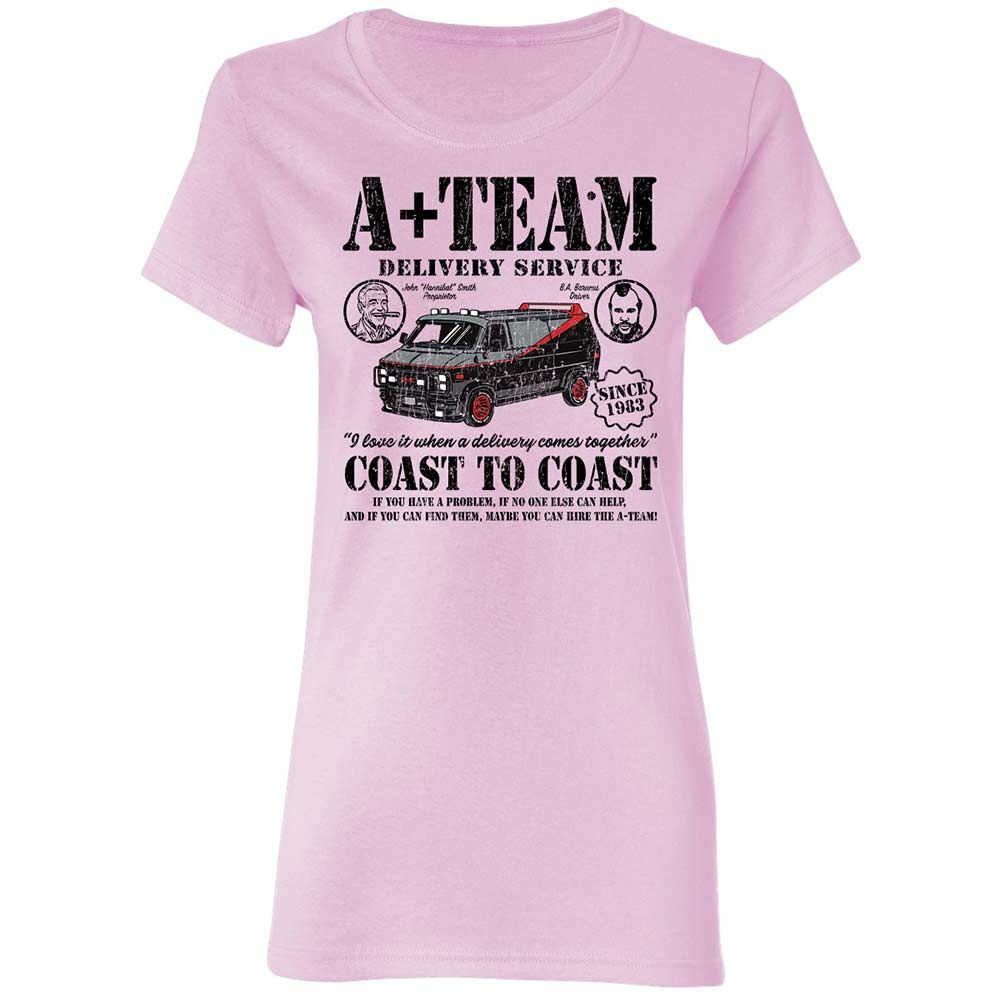 Women's T-Shirt - 4J89SCT5 - Light Pink - 3
