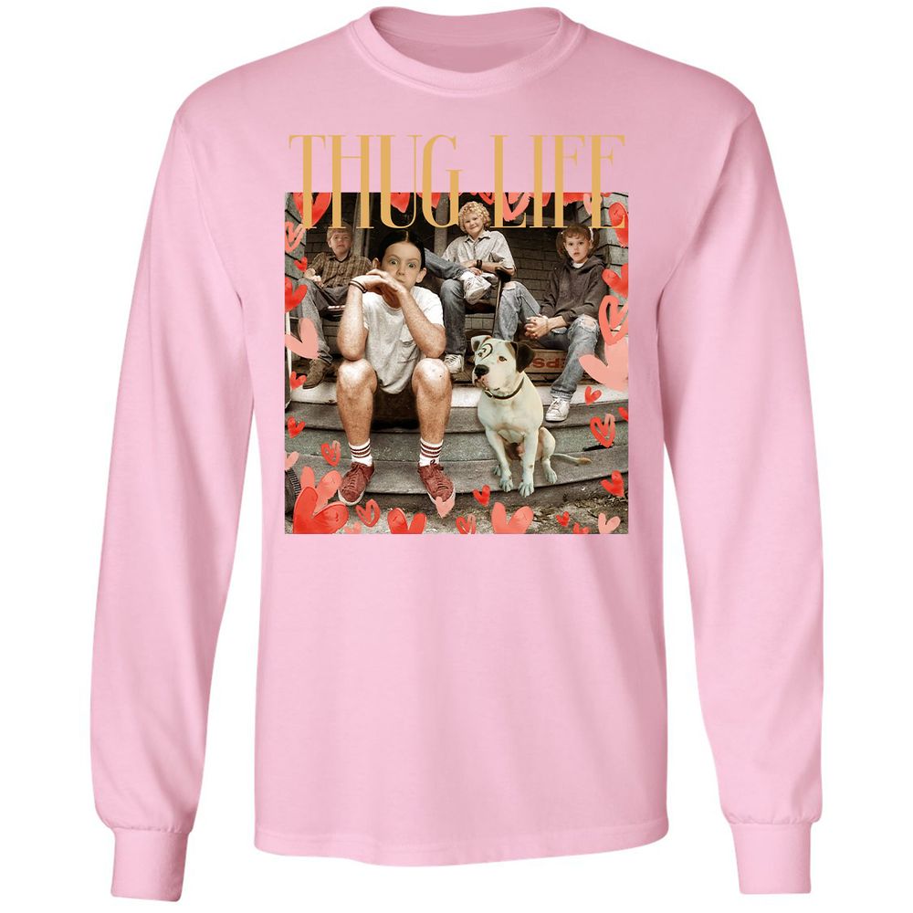 Long Sleeve T-Shirt - PQYYLDZ6 - Light Pink - 3