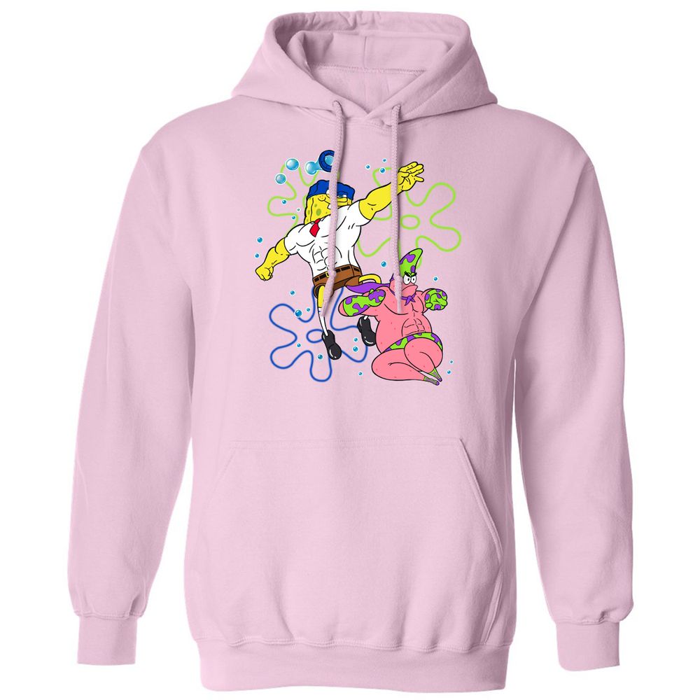 Classic Unisex Hoodie - Q9Y7X2BF - Light Pink - 3