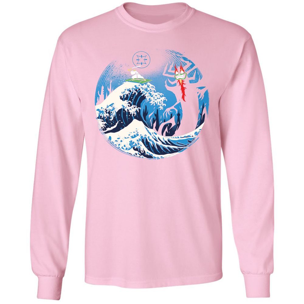 Long Sleeve T-Shirt - 68FD9F8U - Light Pink - 3