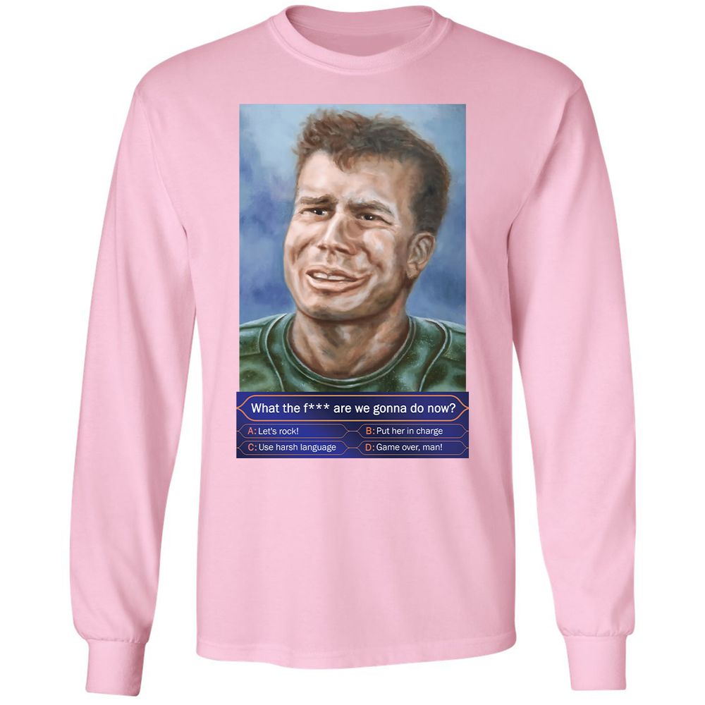Long Sleeve T-Shirt - WZDH4ZBR - Light Pink - 3
