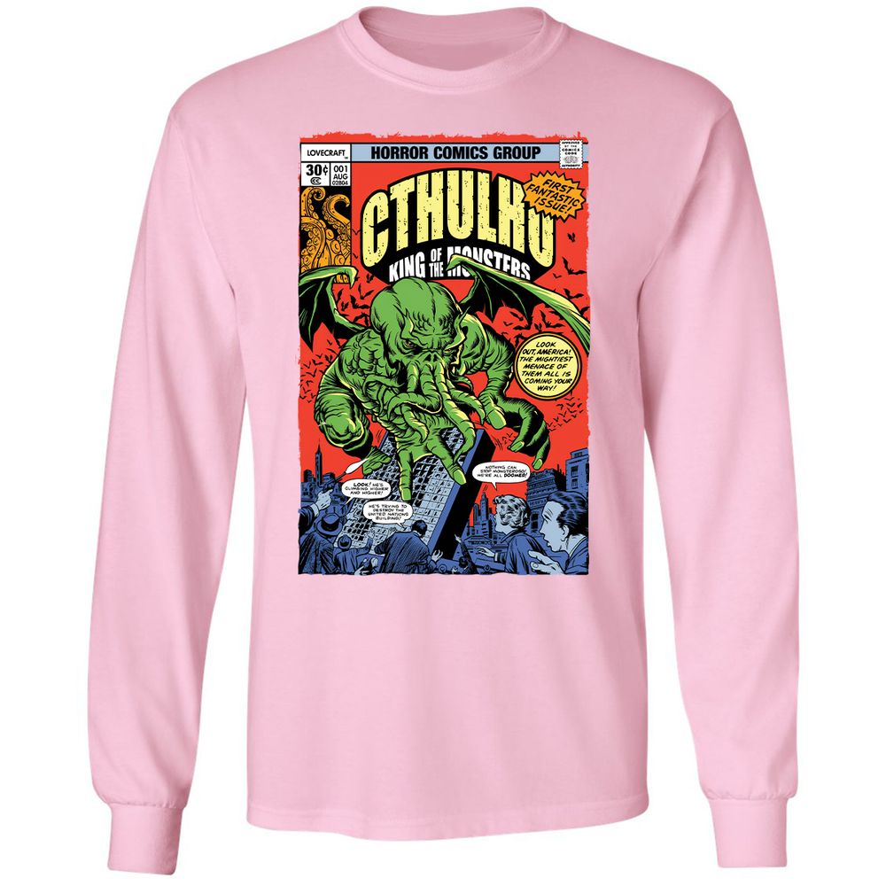 Long Sleeve T-Shirt - T4S3RL7Z - Light Pink - 3