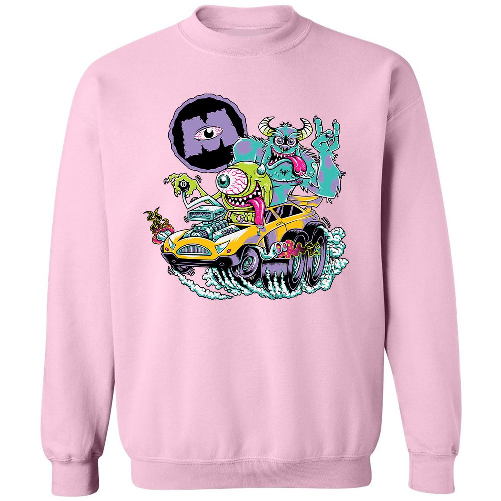 Classic Unisex Sweatshirt - BQAZGYV9 - Light Pink - 3