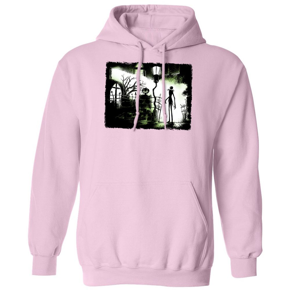 Classic Unisex Hoodie - Black - Light Pink - 3