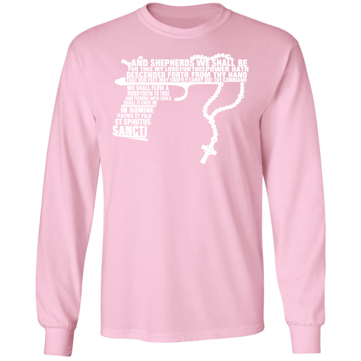 Long Sleeve T-Shirt - P5L9X959 - Light Pink - 3