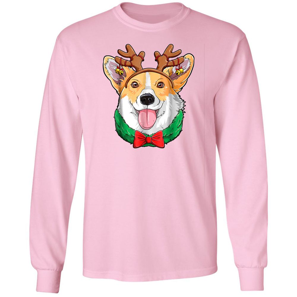 Long Sleeve T-Shirt - QGGBVF6A - Light Pink - 3