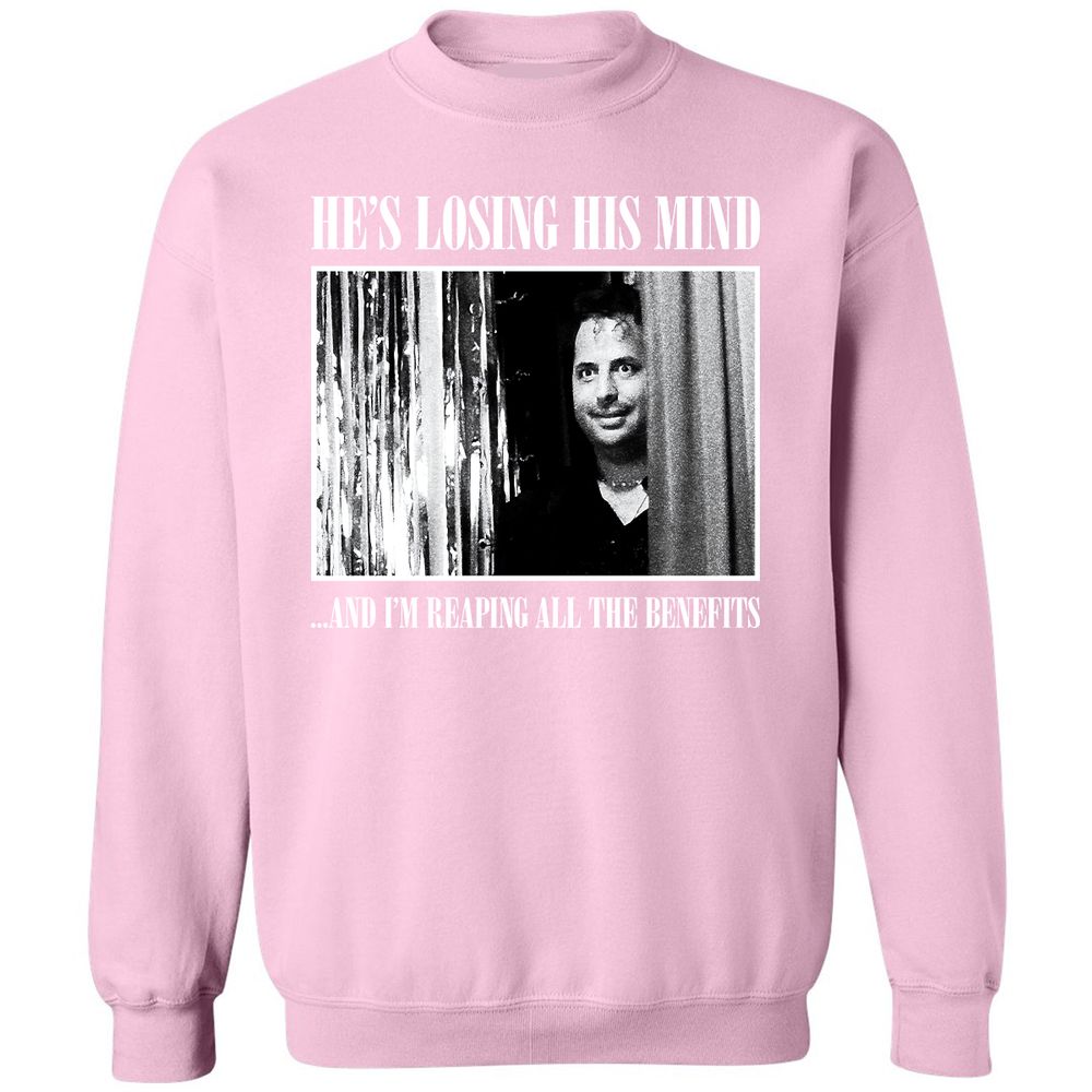 Classic Unisex Sweatshirt - WNZYHAUX - Light Pink - 3