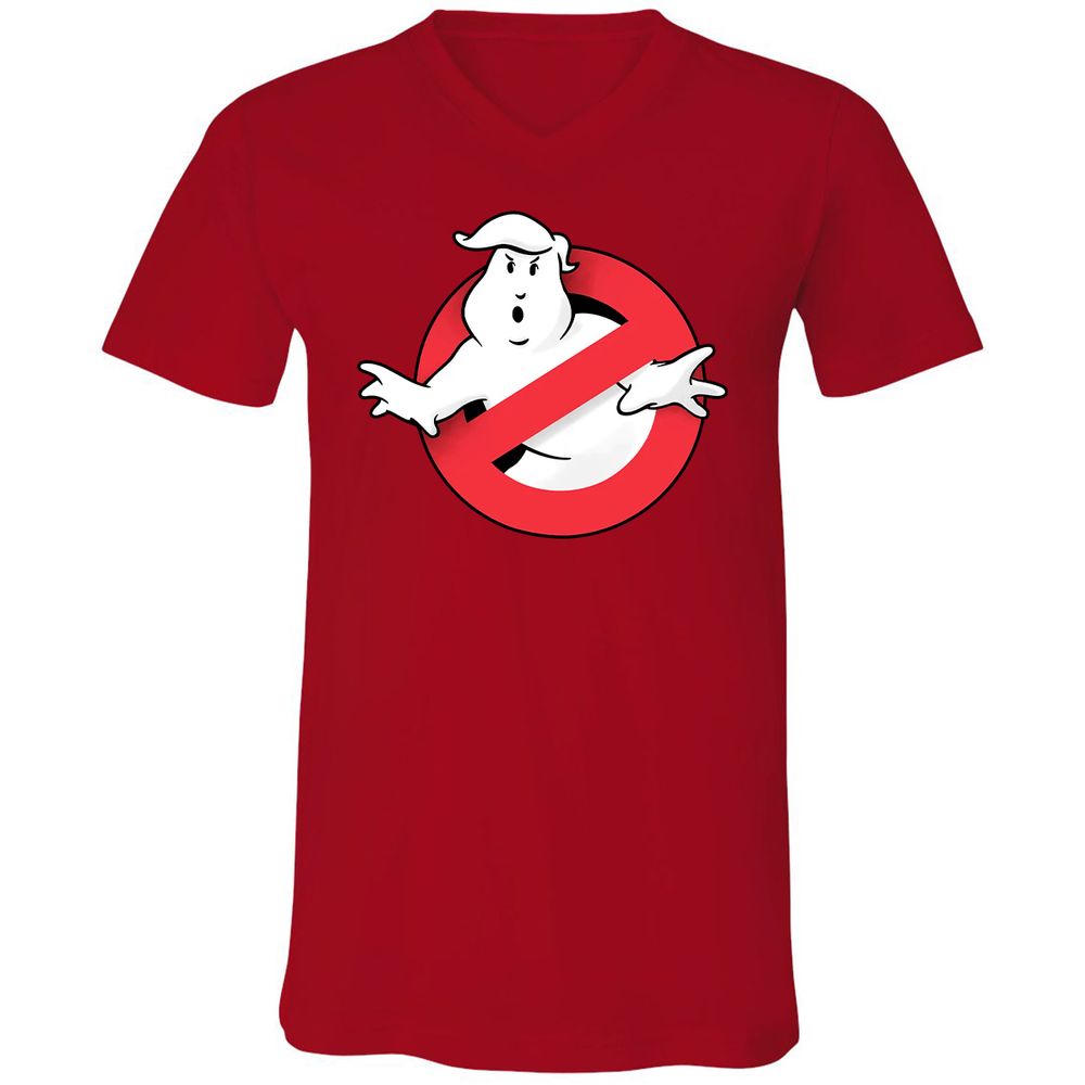 Unisex V-Neck T-Shirt - Z5RBN465 - Red - 3