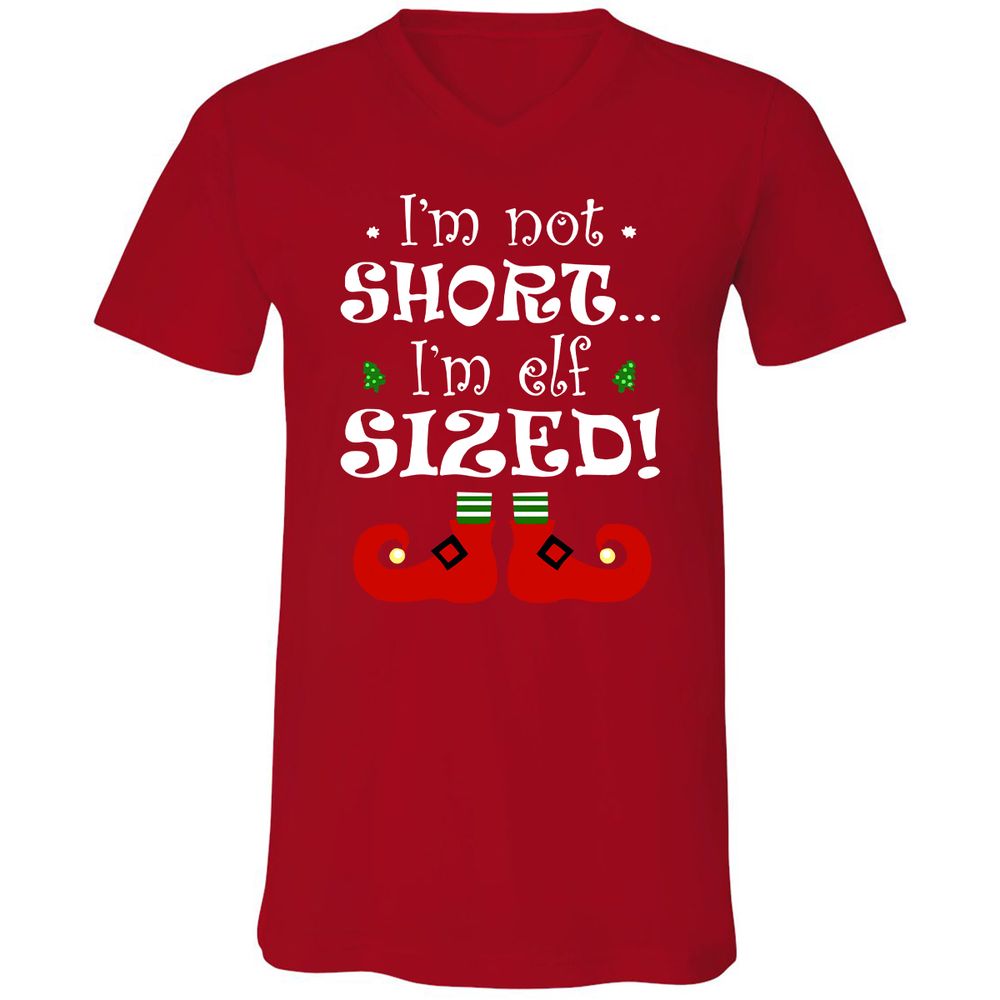 Unisex V-Neck T-Shirt - 285YPQSE - Red - 3