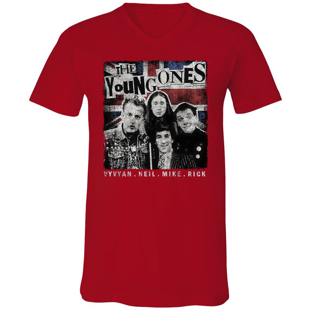 Unisex V-Neck T-Shirt - VNVWR2SW - Red - 3