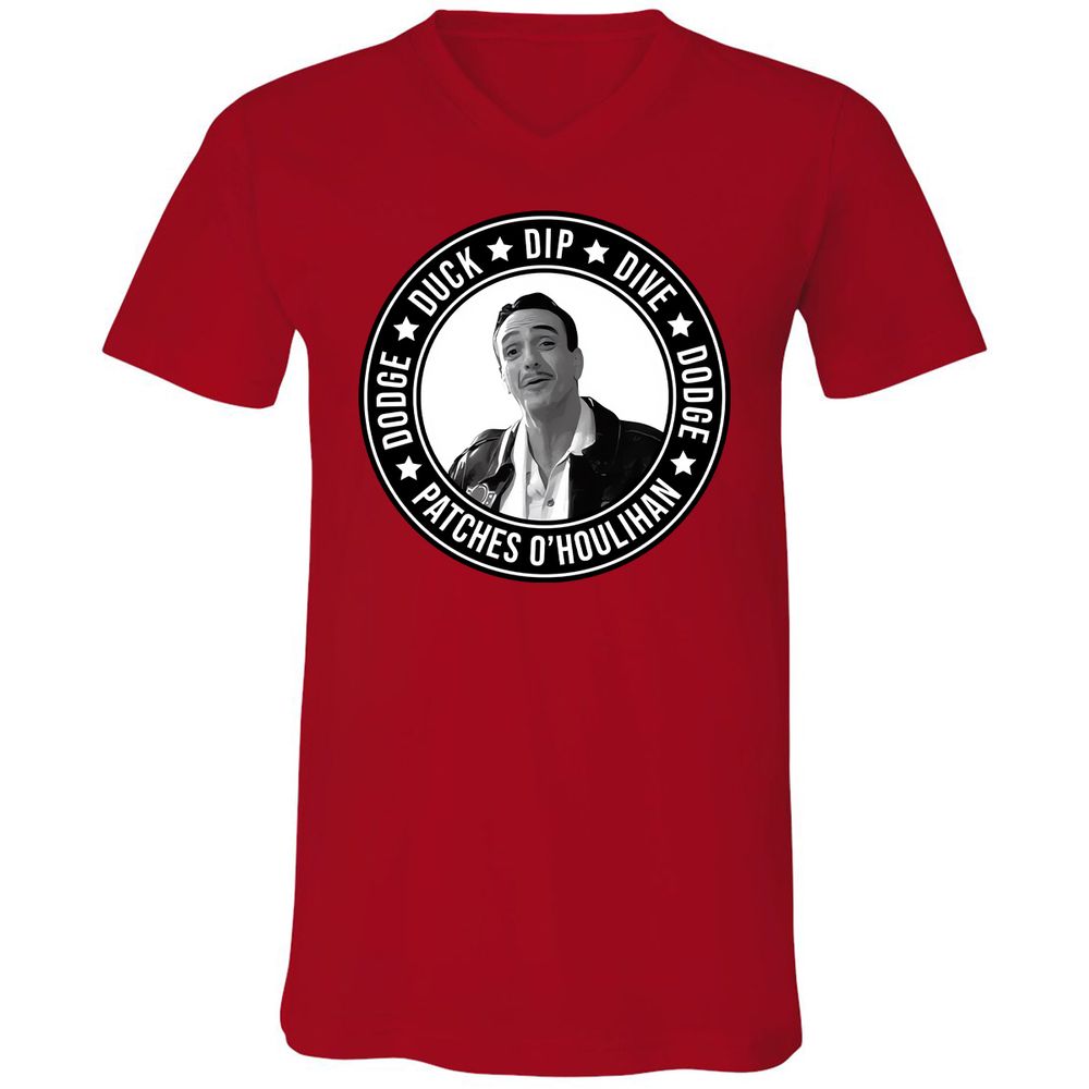 Unisex V-Neck T-Shirt - WHCH8HE1 - Red - 3