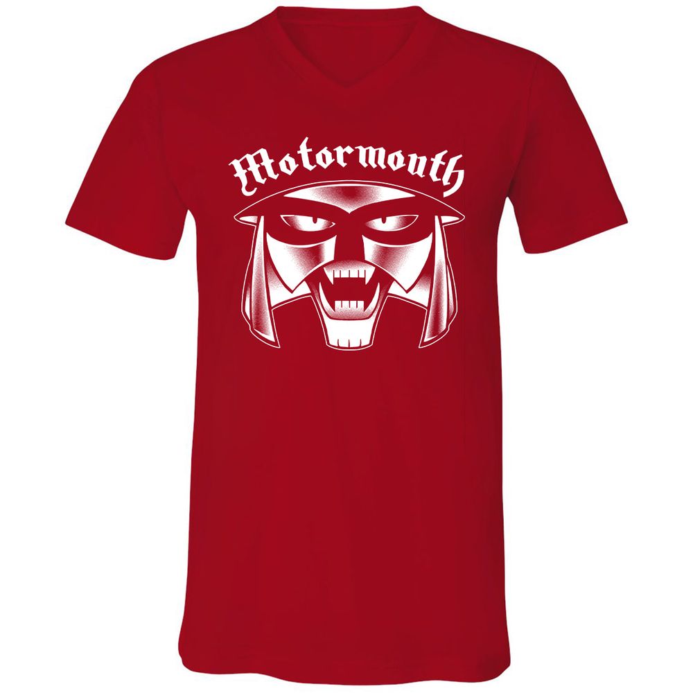 Unisex V-Neck T-Shirt - EGYZQ5KJ - Red - 3