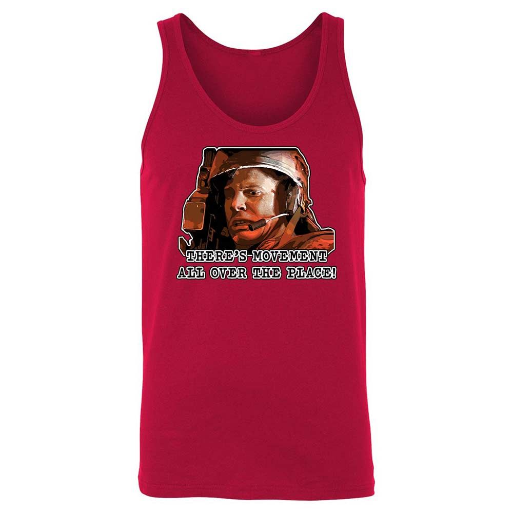 Unisex Jersey Tank - 5JT2FFL1 - Red - 3