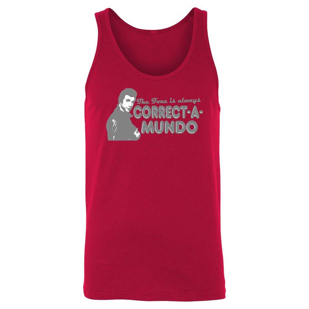 Unisex Jersey Tank - HP4YGBZA - Red - 3