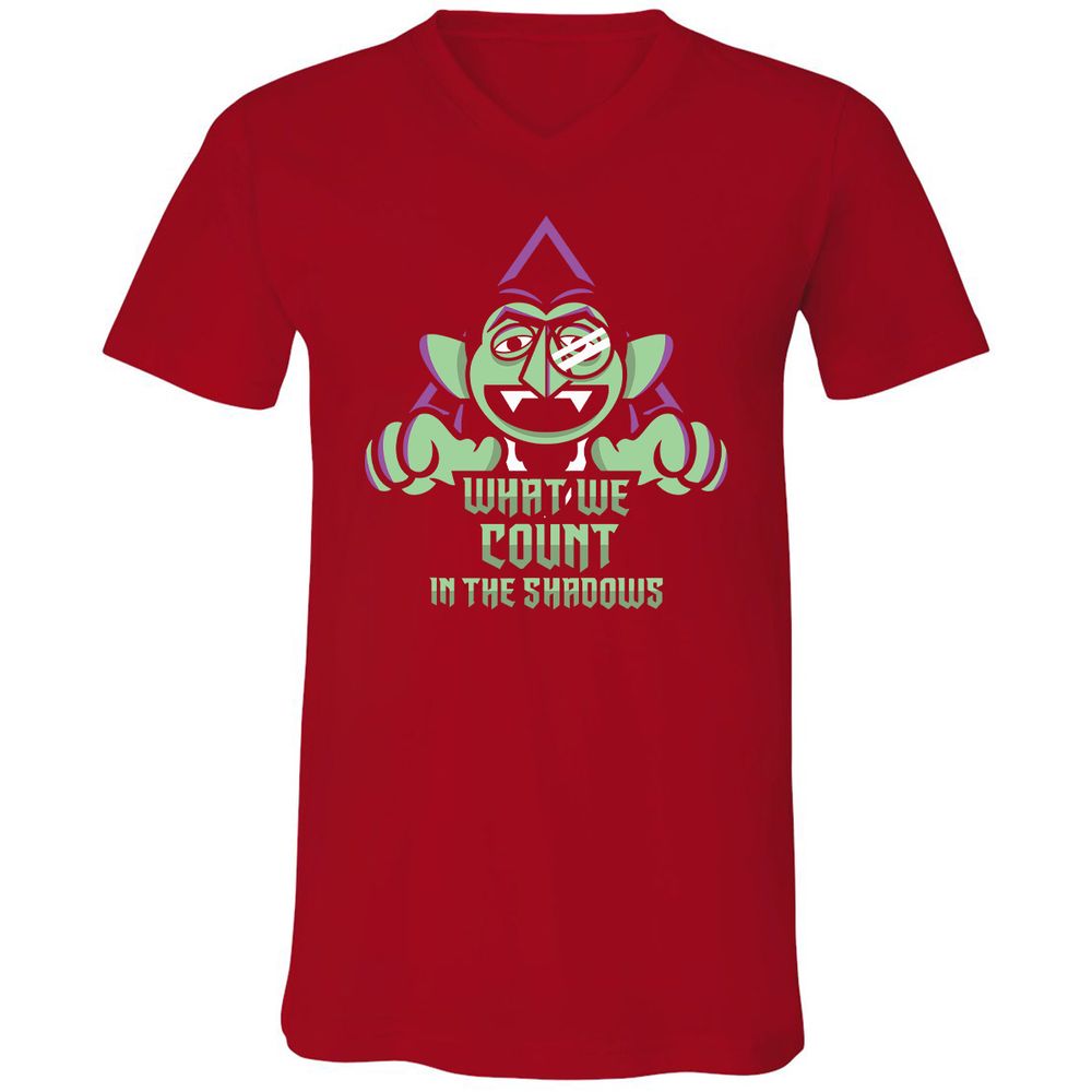 Unisex V-Neck T-Shirt - N6ZPRD17 - Red - 3