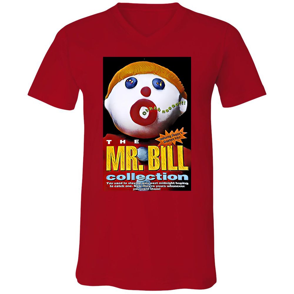 Unisex V-Neck T-Shirt - W5KZ1PW8 - Red - 3