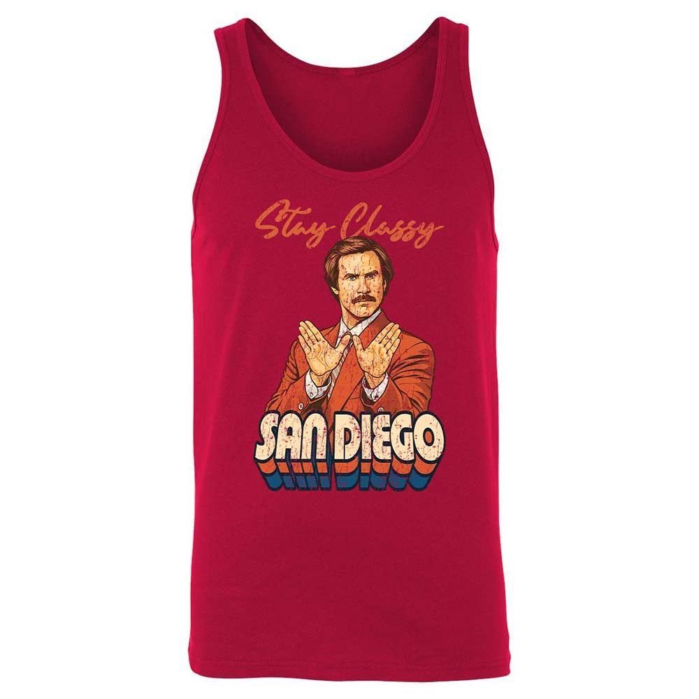Unisex Jersey Tank - WSB8G4T9 - Red - 3