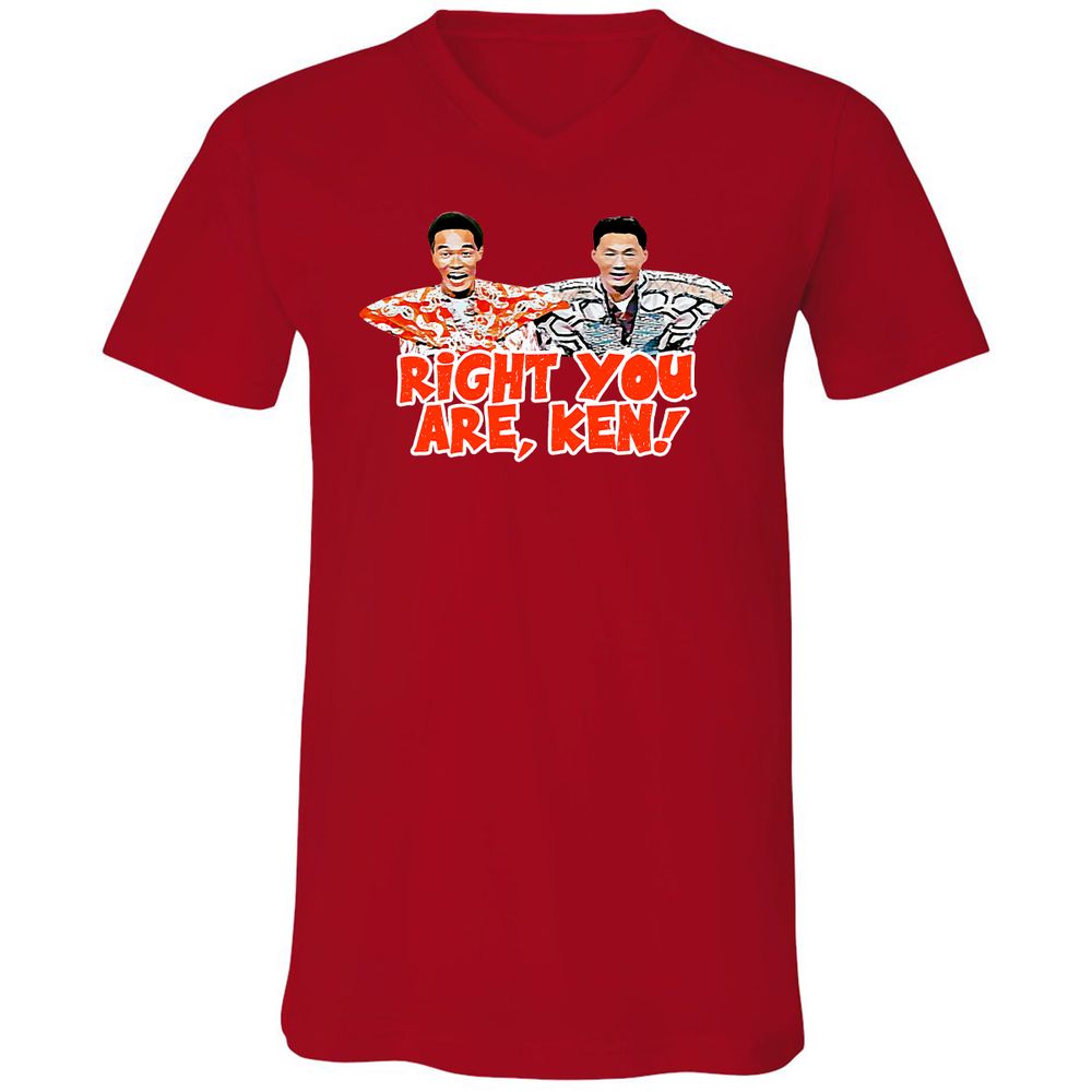 Unisex V-Neck T-Shirt - BMT948TH - Red - 3